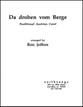 Da droben vom Berge SATBB choral sheet music cover